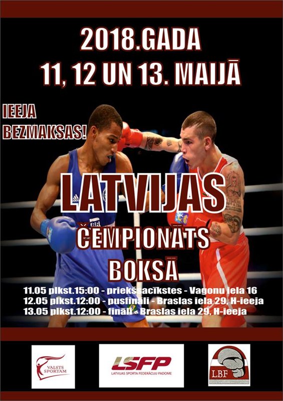Latvijas meistarsacīkstes boksā 2018