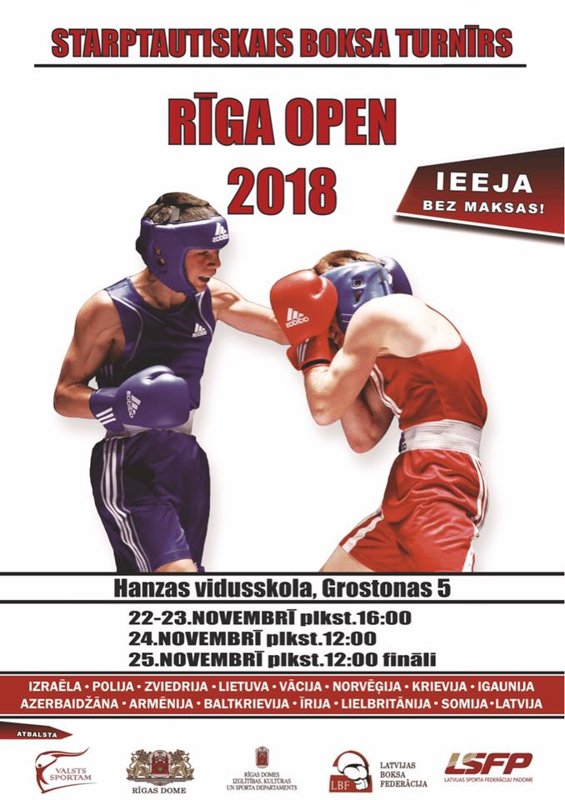 Jūrmalas boksa skola - Riga open bokss